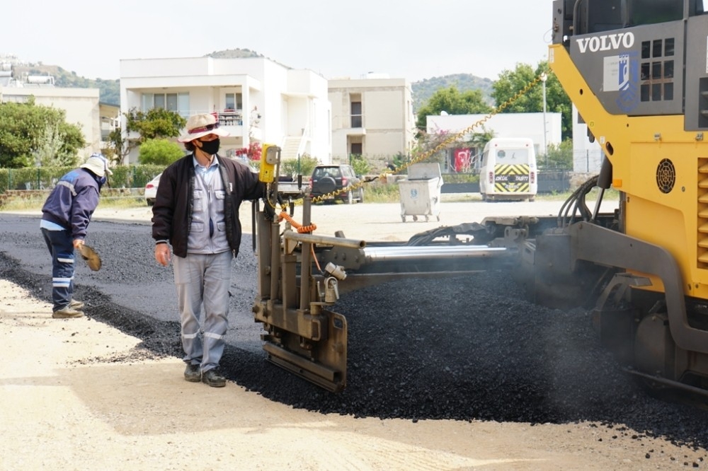 Bodrum yollar yenileniyor