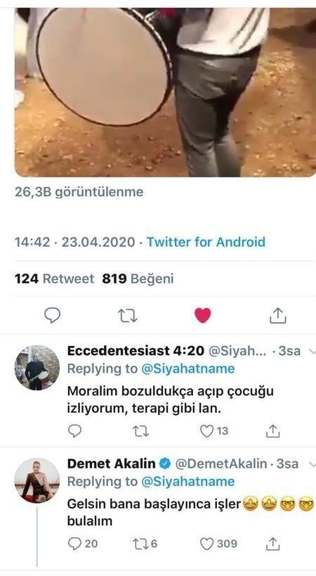 Fenomen davulcuya Demet Akalın'dan iş teklifi