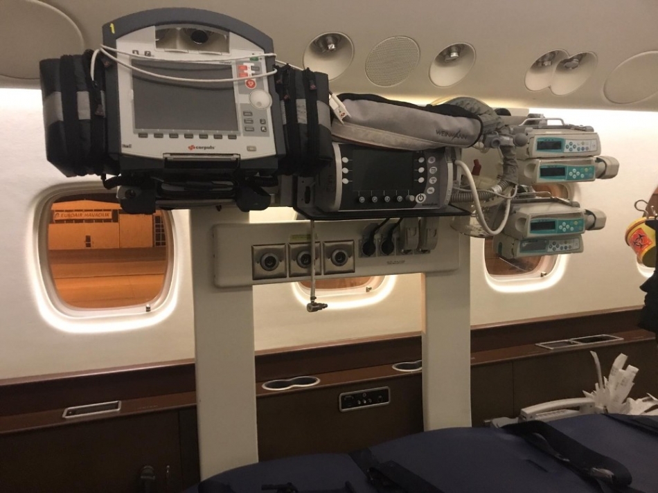 Ambulans uçaklar dünyanın dört bir yanındaki Türk hastalar için havalanıyor