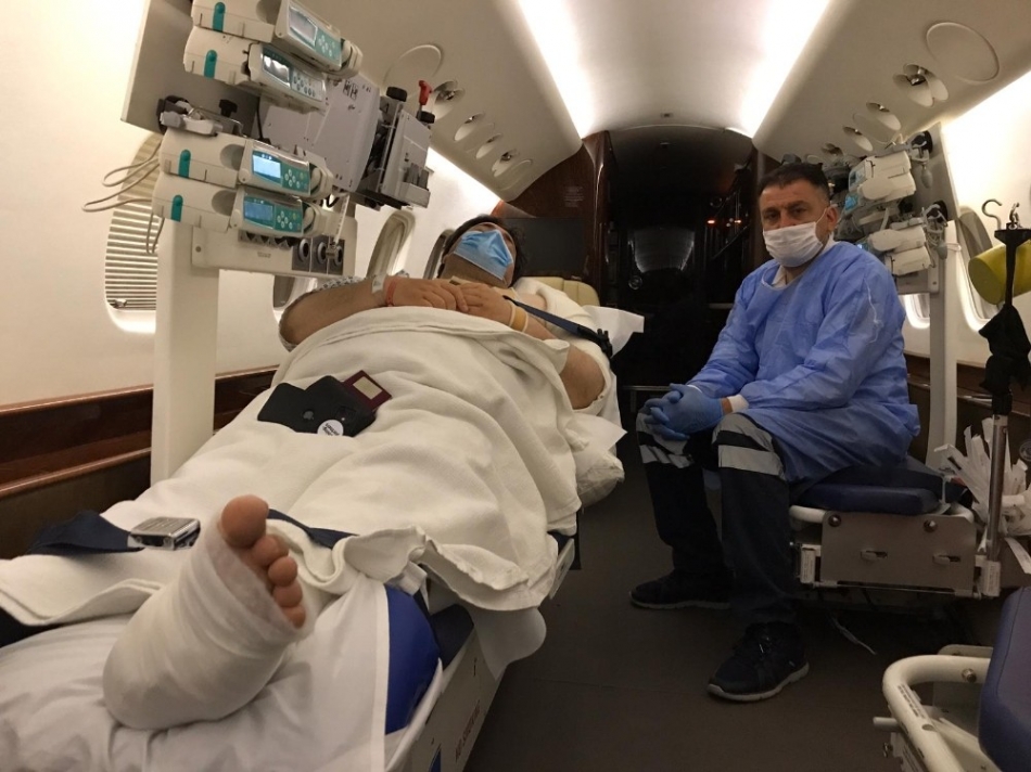 Ambulans uçaklar dünyanın dört bir yanındaki Türk hastalar için havalanıyor