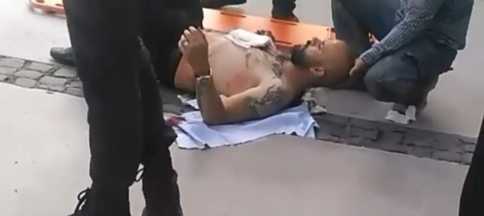 Vurup hastane yakınına bıraktılar