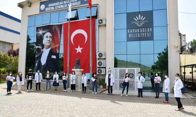 Karabağlar'ın yüz akı projesinde...