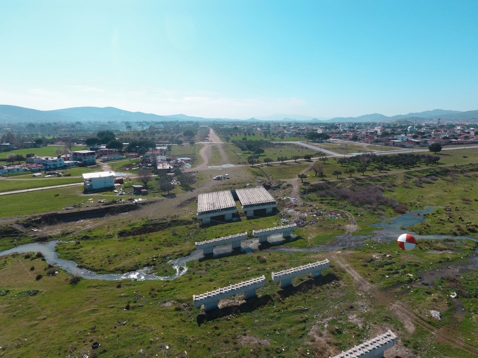 Bergama çevre yolu inşaatı başladı