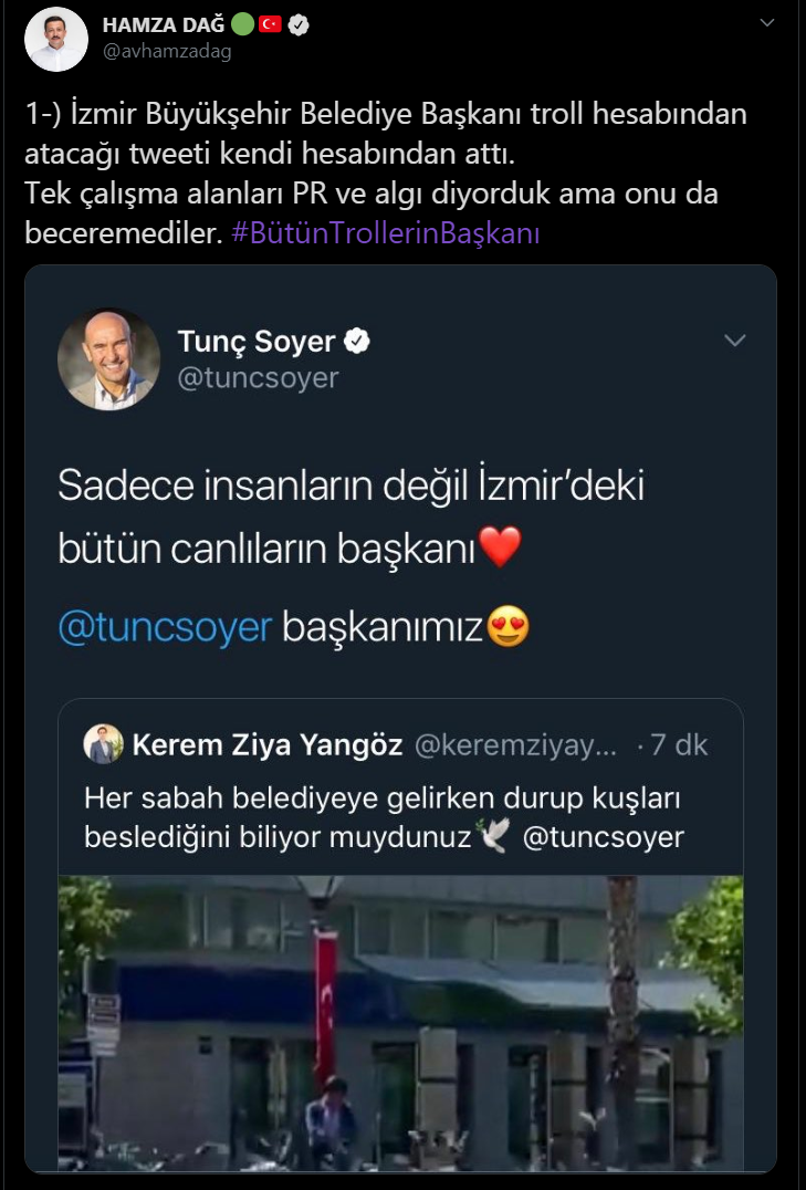 İzmir siyasetinde 'troll' tartışması