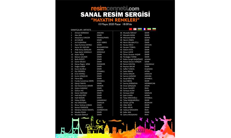 İzmirli ressamlardan sanal resim sergisi