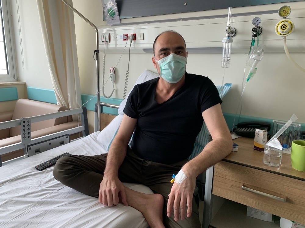 Aile ziyaretine geldi, virüse yakalandı