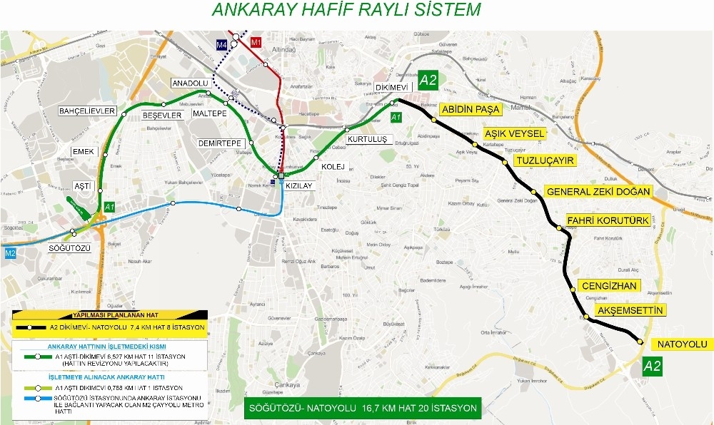 Ankara'ya yeni metro müjdesi: Büyükşehir, Dikimevi-Natoyolu metro hattı için kolları sıvadı