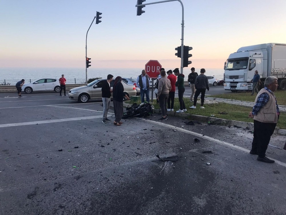 Antalya'da korkunç kaza...Havada taklalar atıp metrelerce ileri uçtu