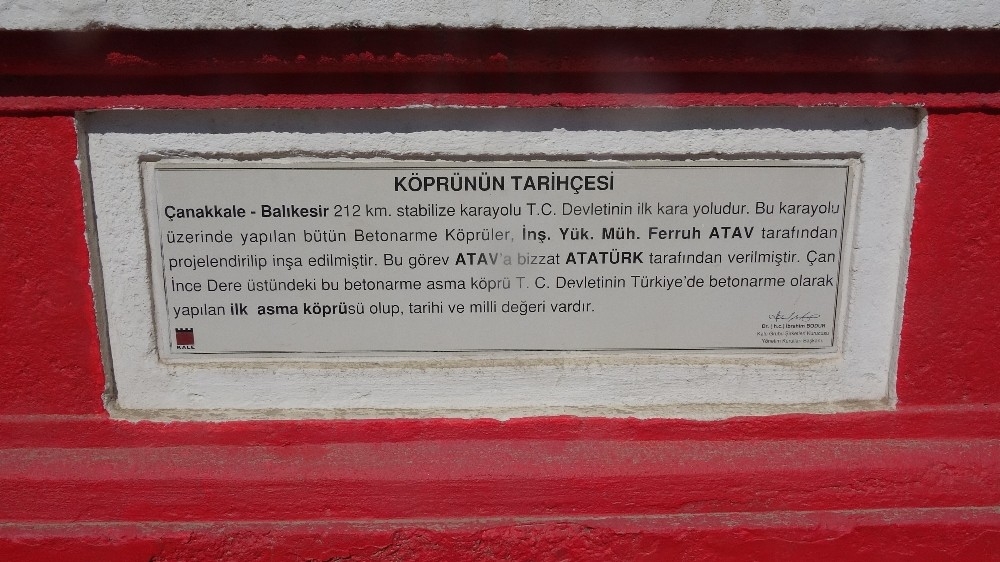 Cumhuriyet tarihinin ilk asma köprüsü 89 yıldır ayakta