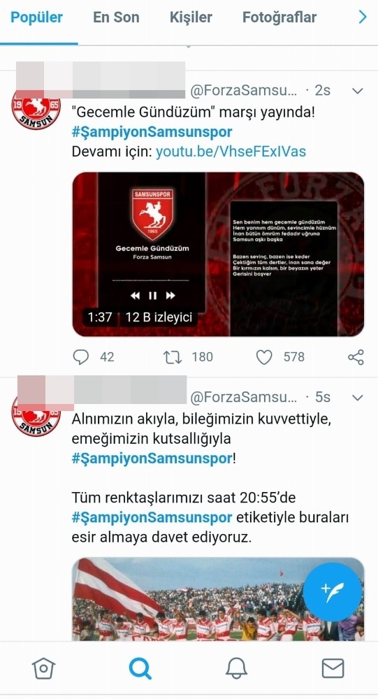 Samsunspor Türkiye gündeminde