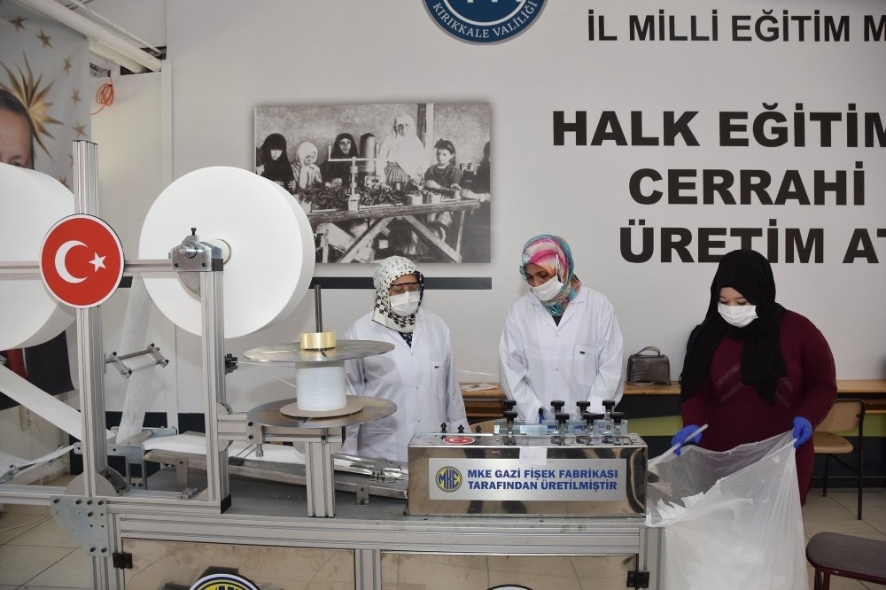 Seri üretim başladı: Aylık 45 milyon maske