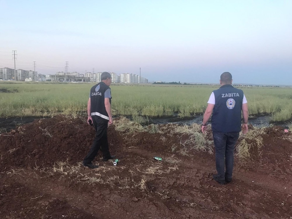 Tarım arazisine kimyasal atık dökenler suçüstü yakalandı