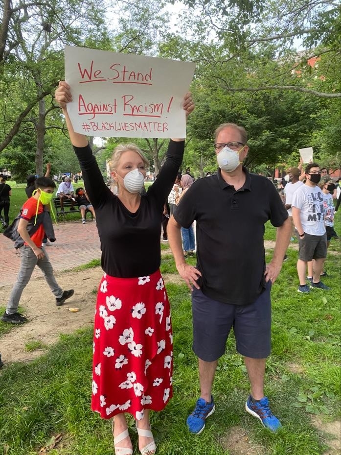 Washington'da Floyd protestosu