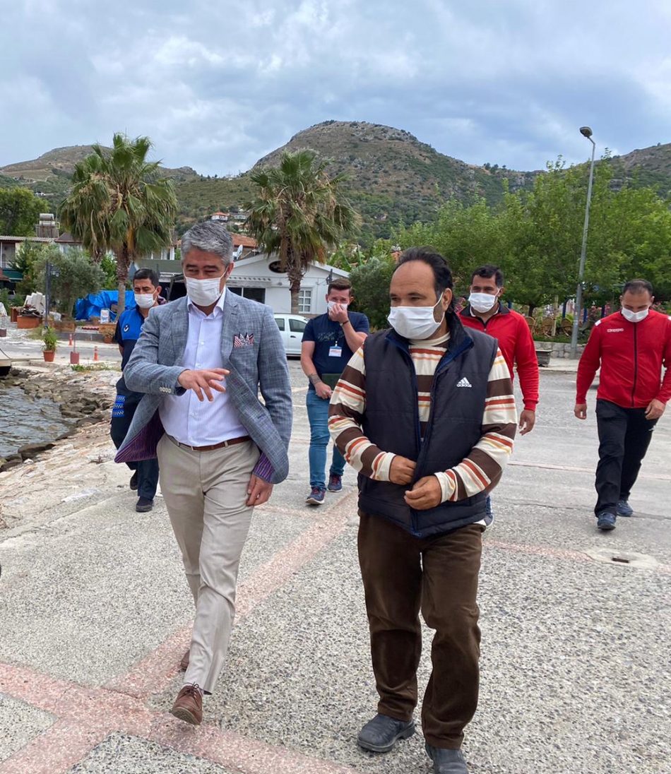 Başkan Oktay, turistik denetime çıktı