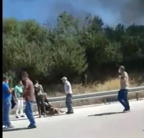 Çeşme otoyolunda feci kaza