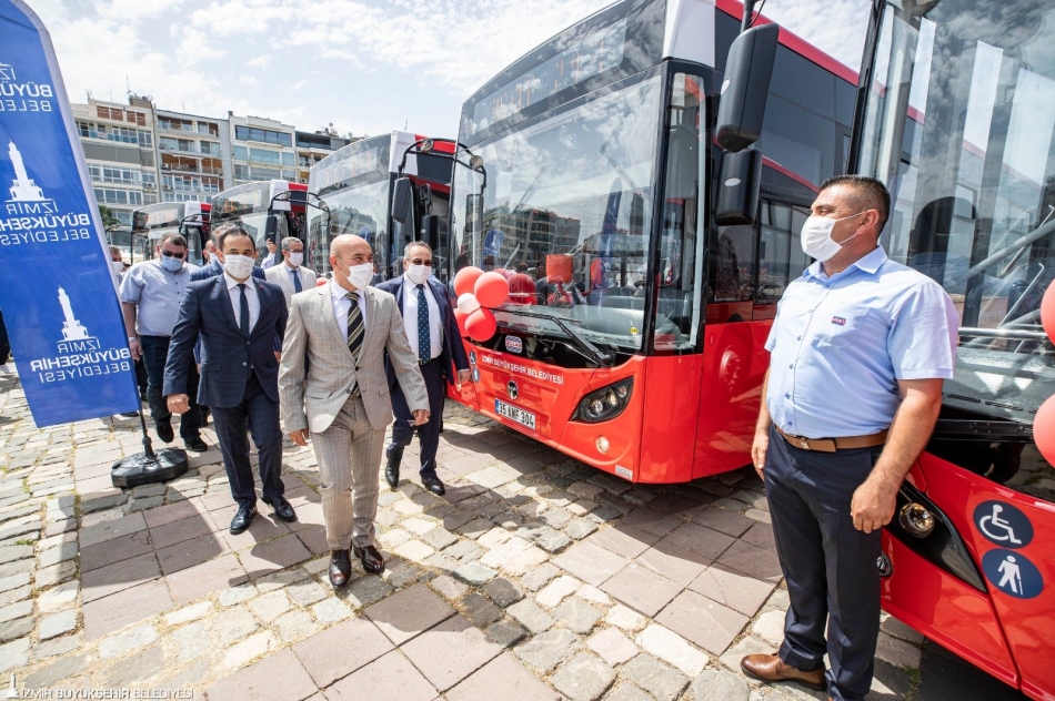16 yeni otobüs daha hizmete girdi