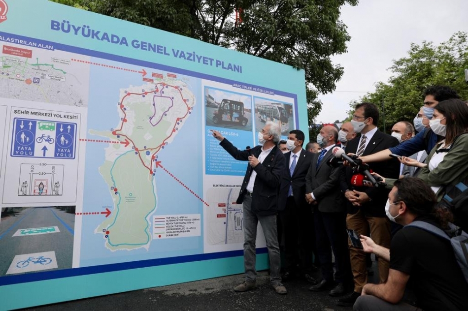 Adalar'da elektrikli araç kullanımına ret