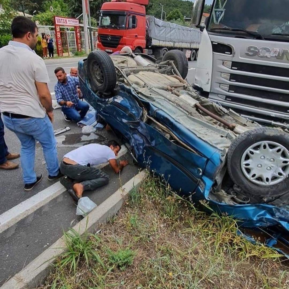 İzmir'de feci kaza: 4 yaralı