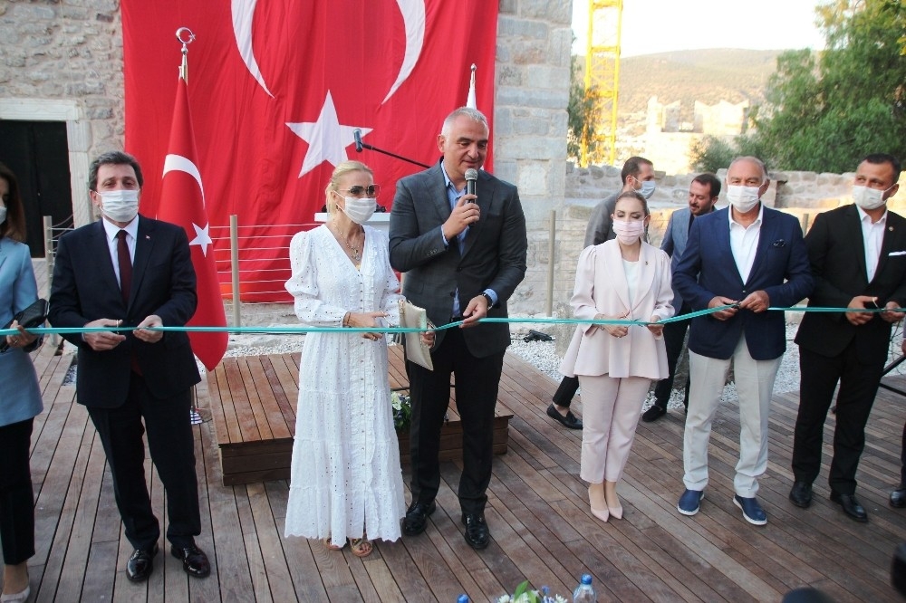 Bakan Ersoy, Bodrum Kalesi'nin açılışını yaptı