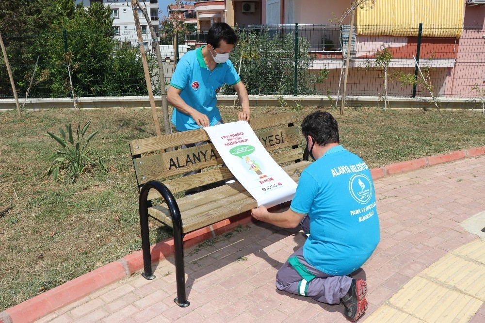 Çocuk parklarında Covid-19 revizyonu