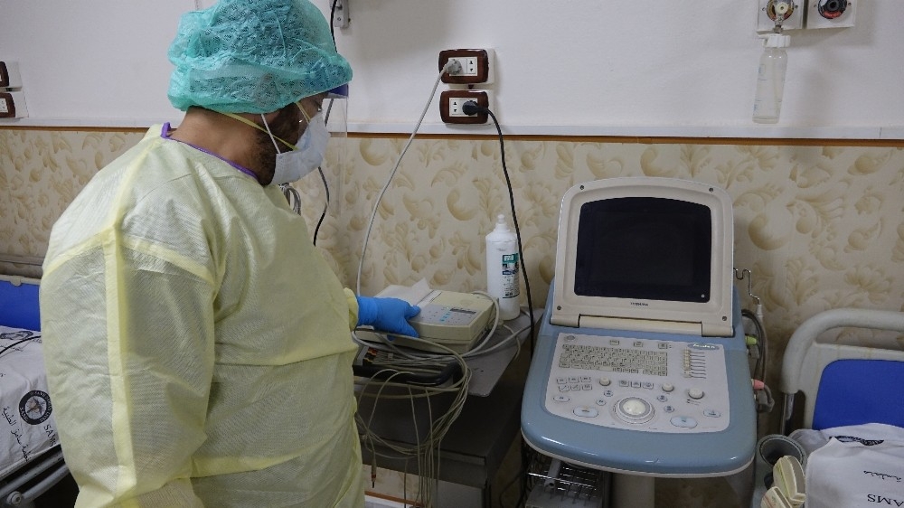 İdlib'de korona virüs hastaları için hastane açıldı