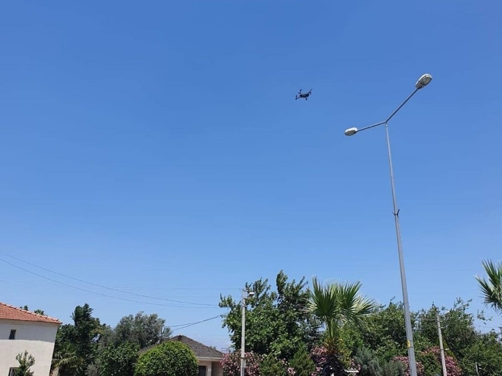 İzmir'de drone destekli motosiklet denetimi