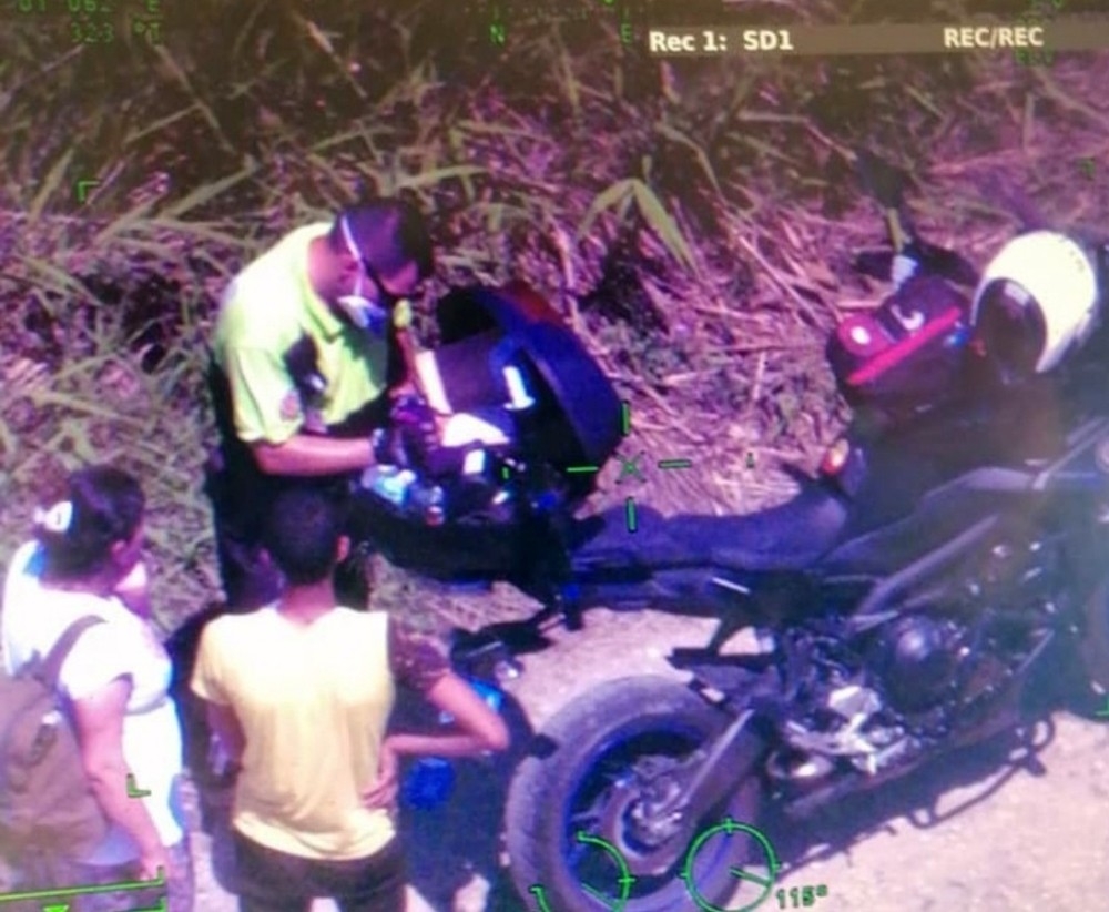 İzmir'de drone destekli motosiklet denetimi