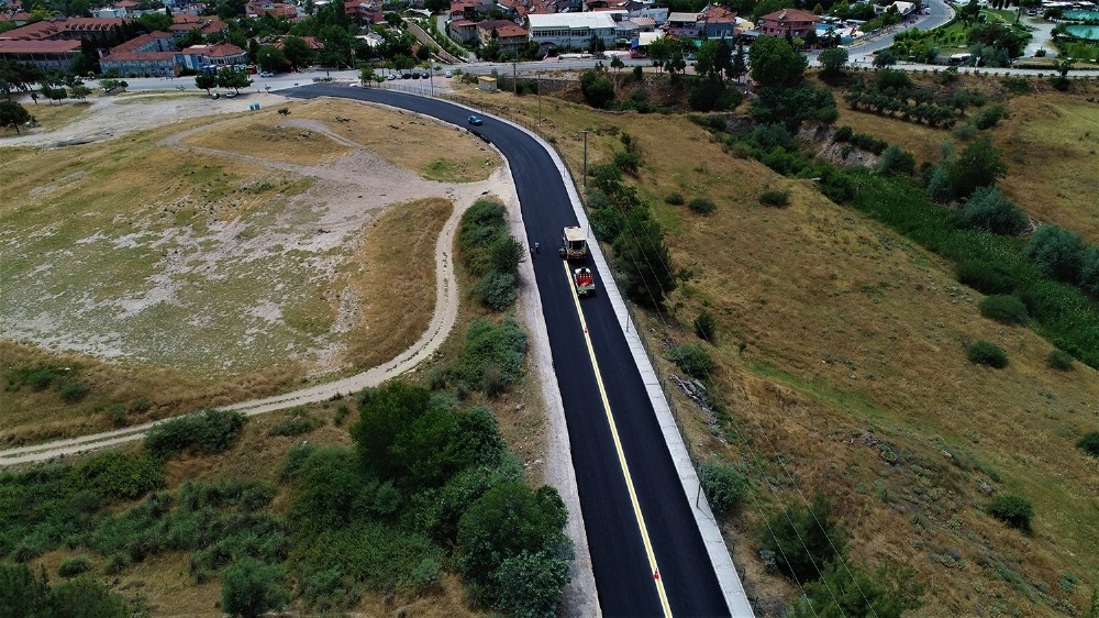 Pamukkale'nin turizm yolu yenilendi