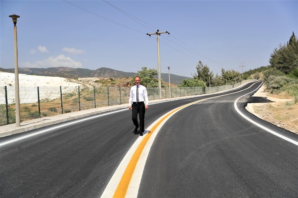 Pamukkale'nin turizm yolu yenilendi