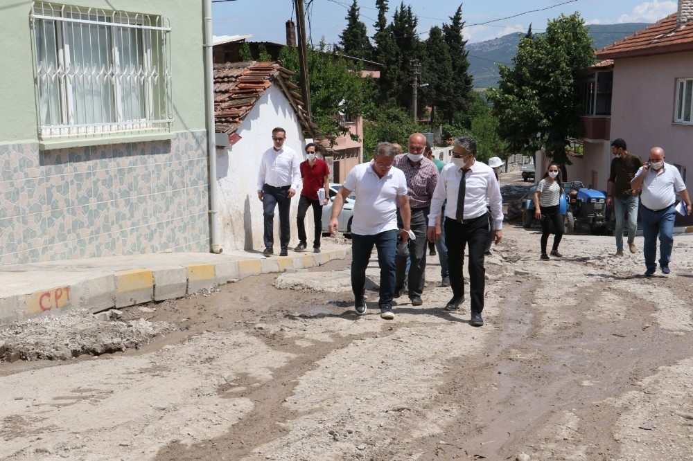 Saruhanlı, sel felaketinin yaralarını sarıyor