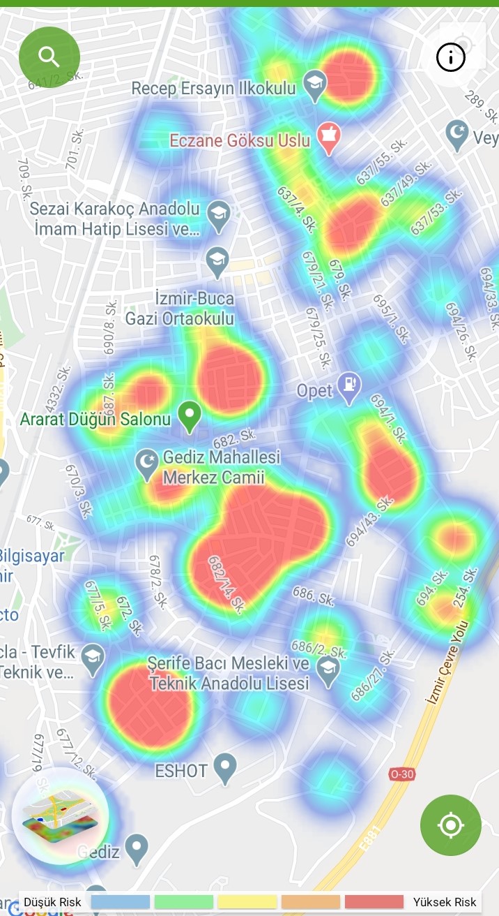 İzmir'in son korona durumu! Harita ne diyor?