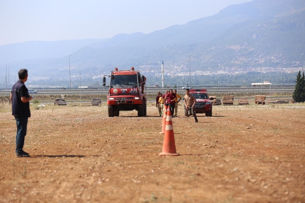 "Ateş savaşçıları" güne sporla başlıyor