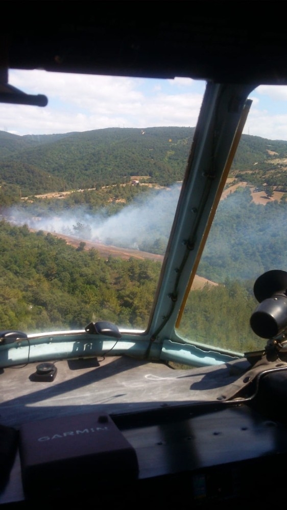 Çanakkale'de bir orman yangını daha