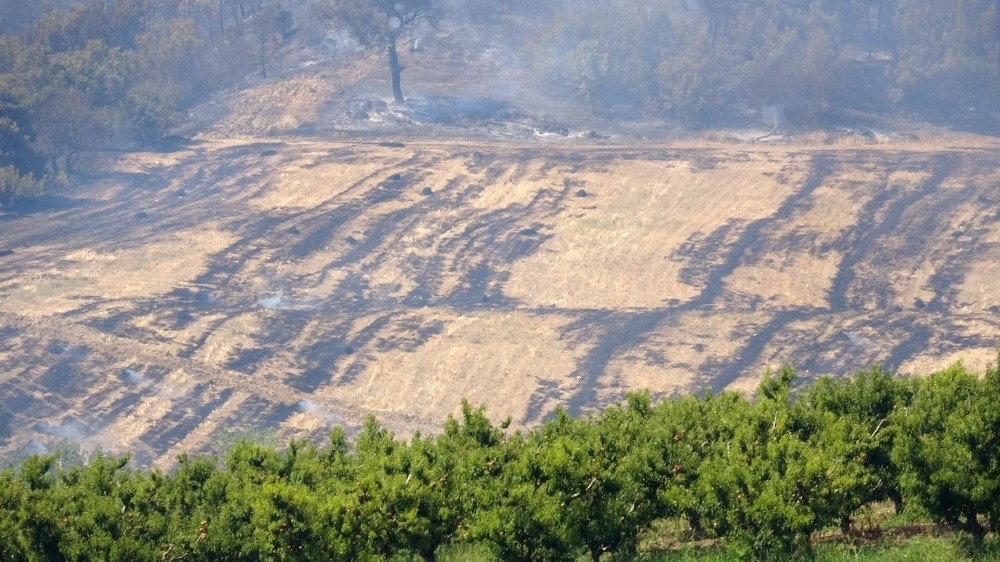 Çanakkale'deki yangın devam ediyor