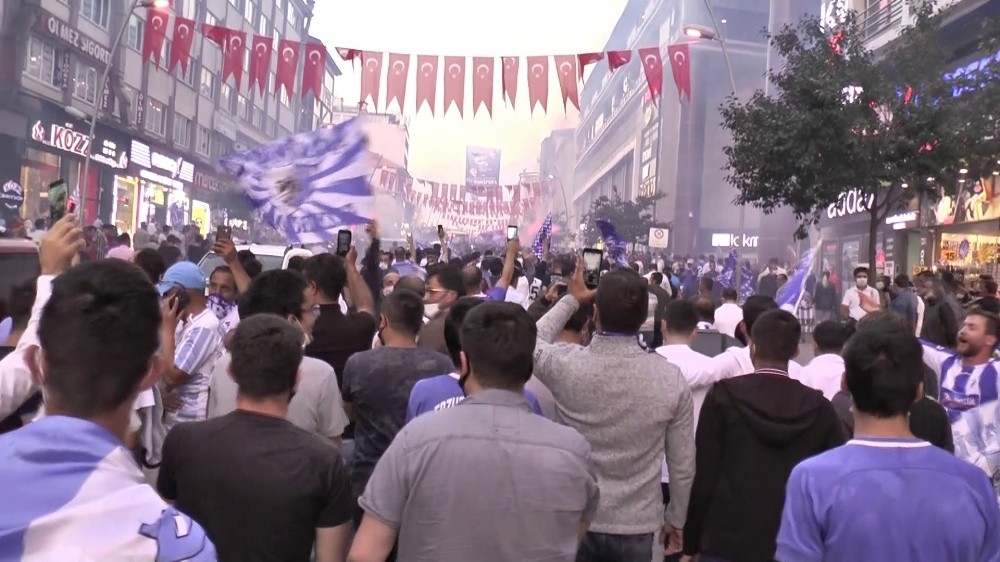 Erzurum'da Süper Lig sevinci