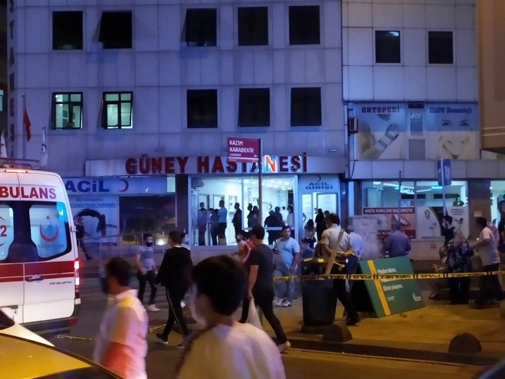 Esenler'de hastane yangını