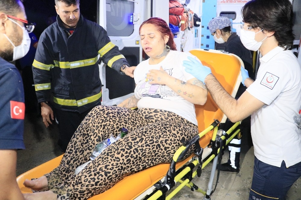 Genç kadın taksiden inip göle atladı, itfaiye boğulmaktan kurtardı