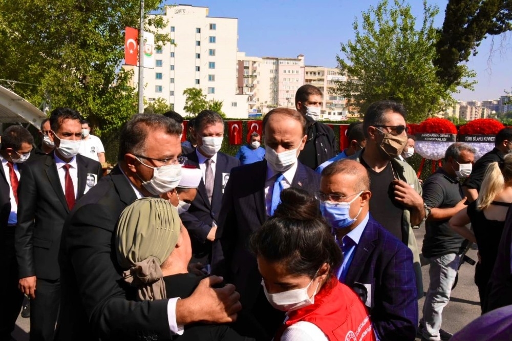 Kalp krizi sonucu ölen savcı için tören