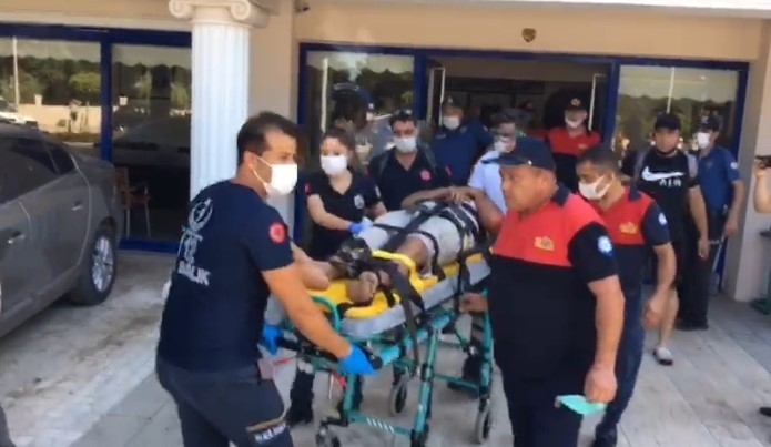 Muğla Ortaca'da Otel'de patlama: Ortalık savaş alanına döndü