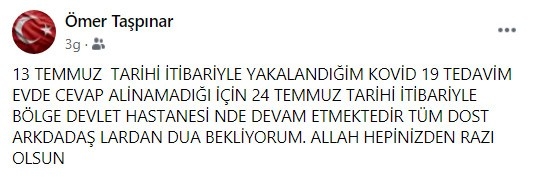 Sosyal medyadan dua istedi, hayatını kaybetti