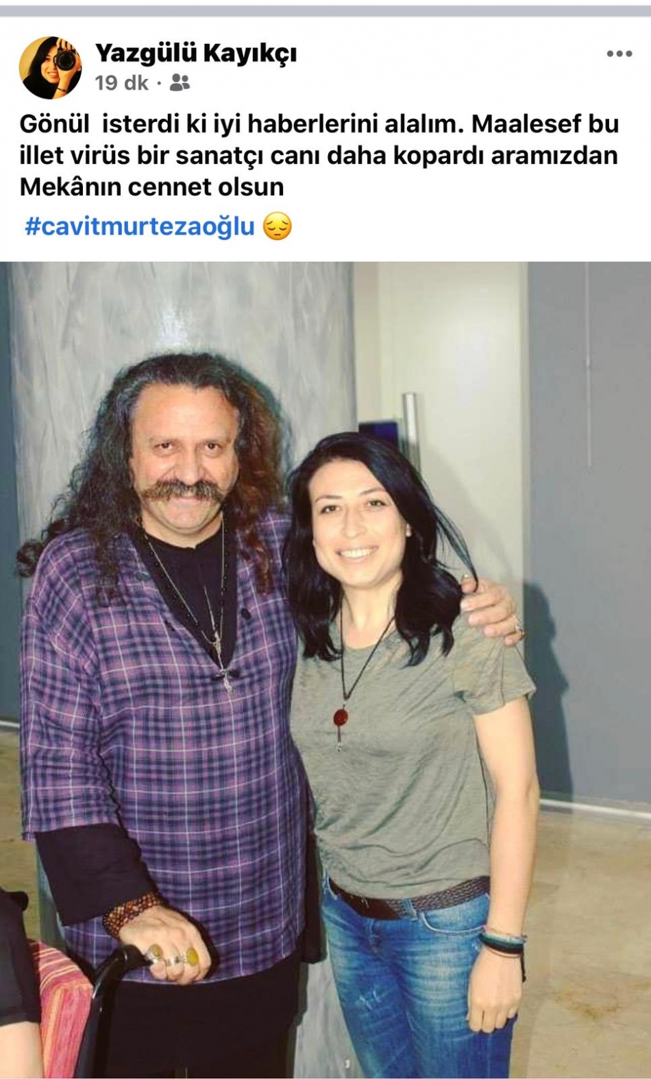 Ünlü sanatçı koronavirüsten öldü