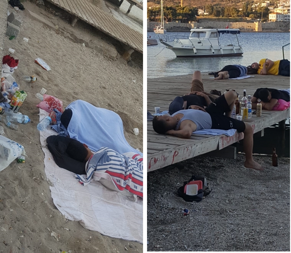 Foça'da rezilliğin bini bir para!