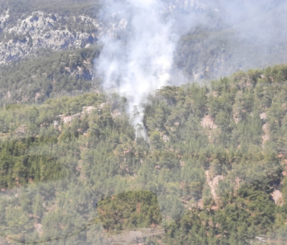 Antalya'da korkutan orman yangını