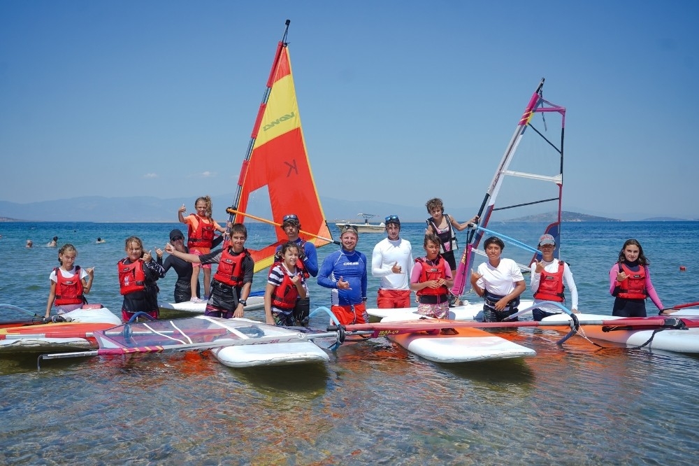 Ayvalık windsurfte de iddialı