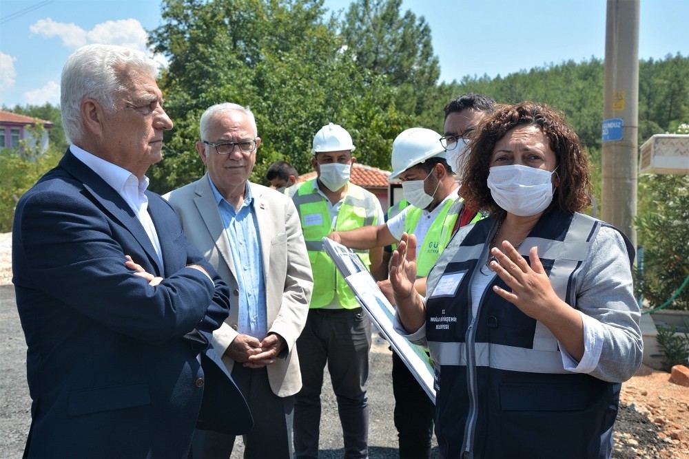 Başkan Gürün Ula'daki yatırımları inceledi