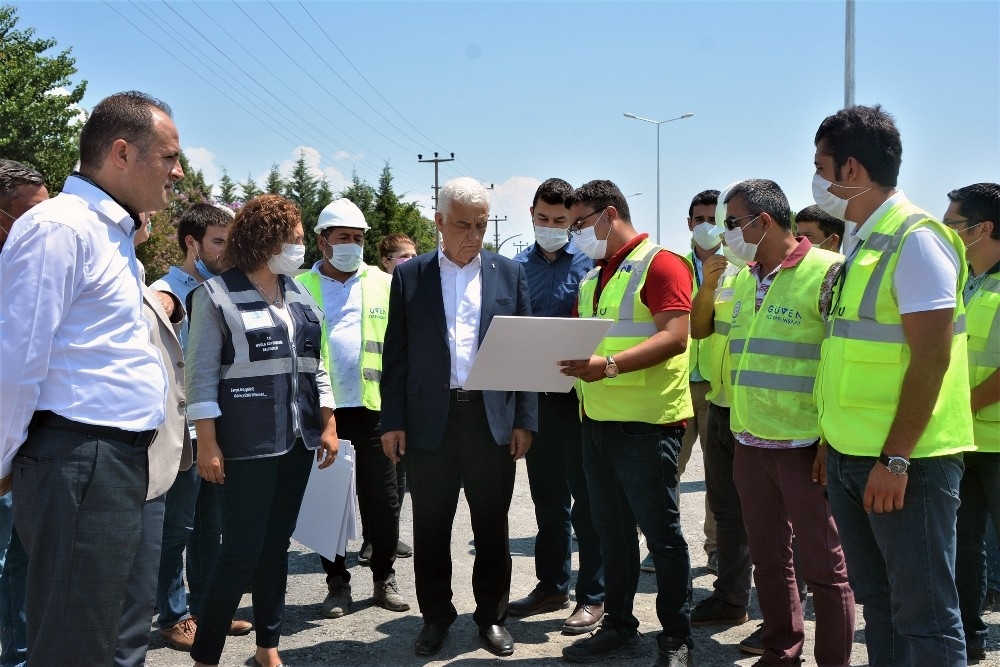 Başkan Gürün Ula'daki yatırımları inceledi