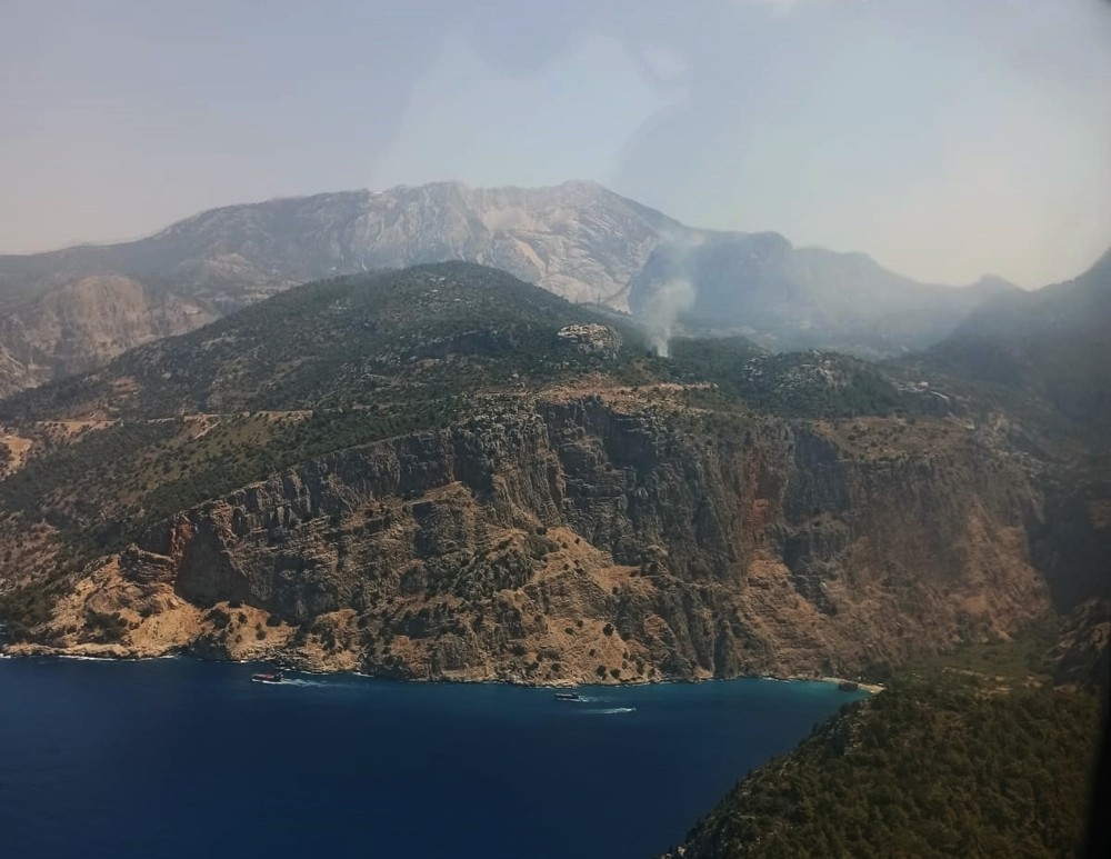 Fethiye'de orman yangını