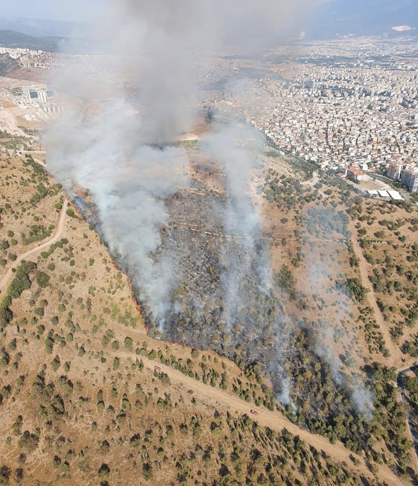 İzmir'de aynı anda 2 yangın
