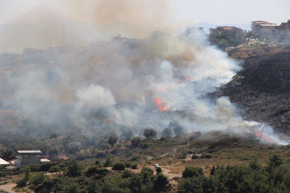 İzmir'de bir yangın daha