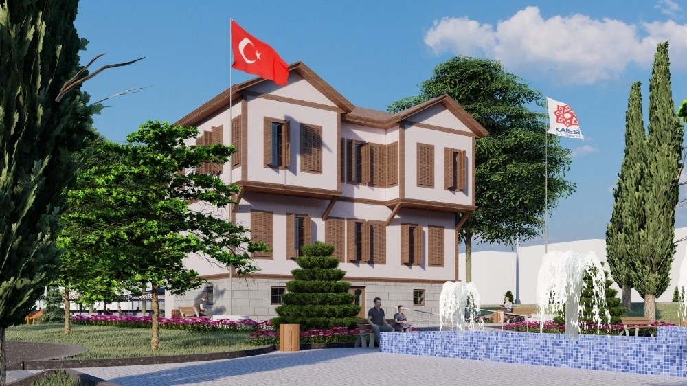 Karesi'de Atatürk Evi'nin temeli atıldı